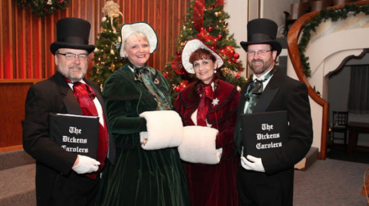 The Dickens Carolers at the Third Place Commons Seattle Area Family